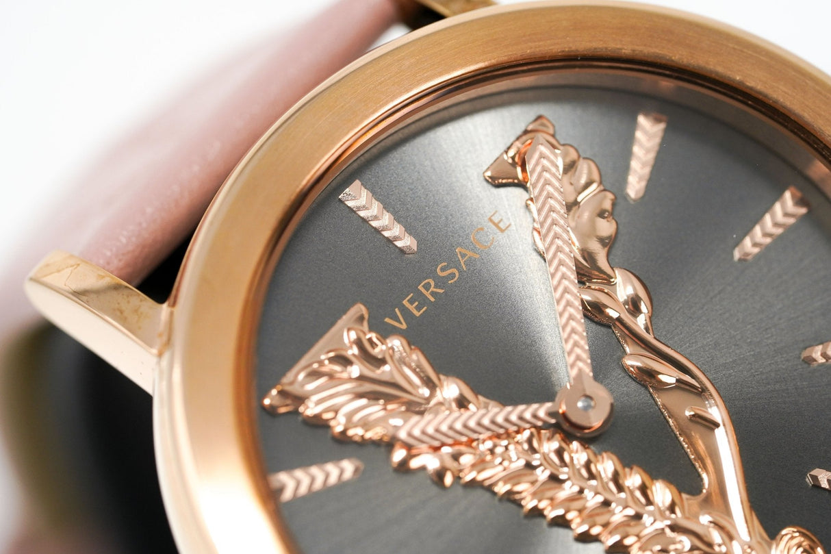 Versace Ladies Watch Virtus IP Rose Gold Pink VEHC00319 - Watches & Crystals