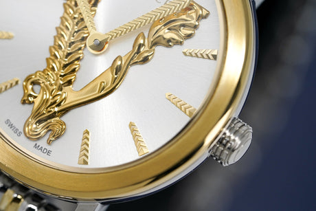 Versace Ladies Watch Virtus Two-Tone Gold VEHC00719 - Watches & Crystals