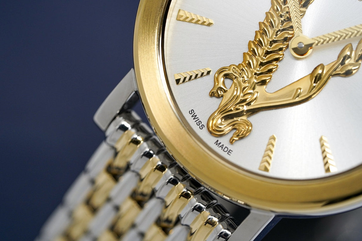 Versace Ladies Watch Virtus Two-Tone Gold VEHC00719 - Watches & Crystals