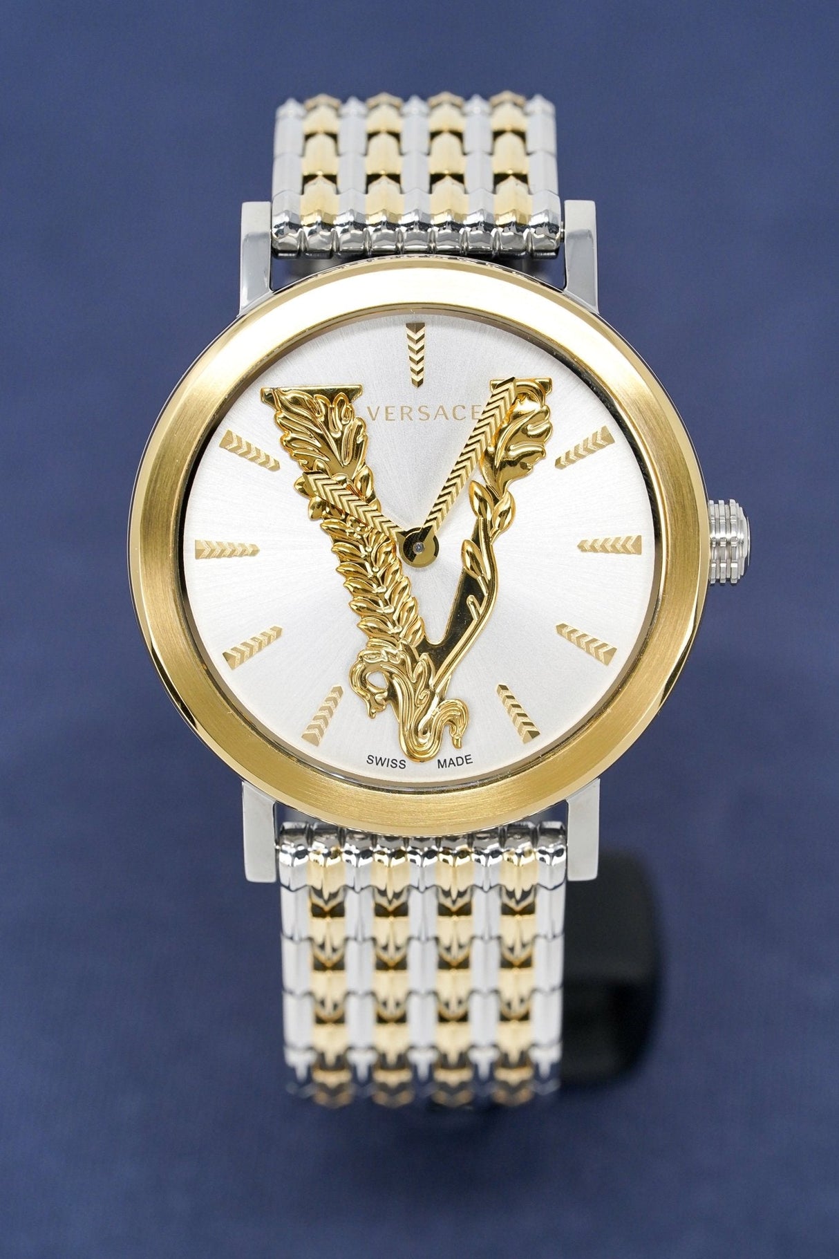 Versace Ladies Watch Virtus Two-Tone Gold VEHC00719 - Watches & Crystals