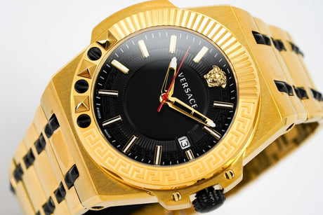 Versace Men's Chain Reaction Two-Tone Gold VEDY00619 - Watches & Crystals