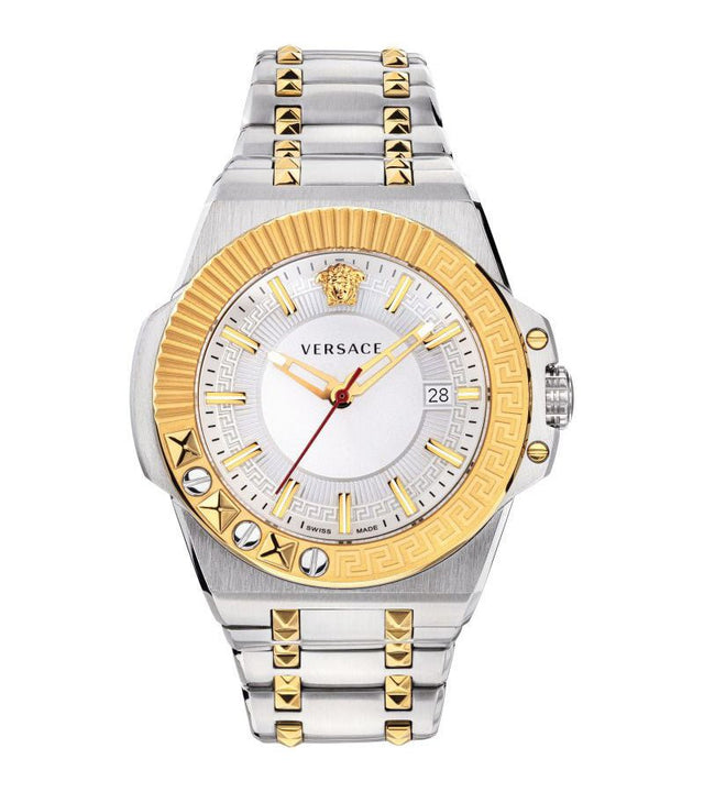 Versace Men's Chain Reaction Two-Tone Silver VEDY00519 - Watches & Crystals