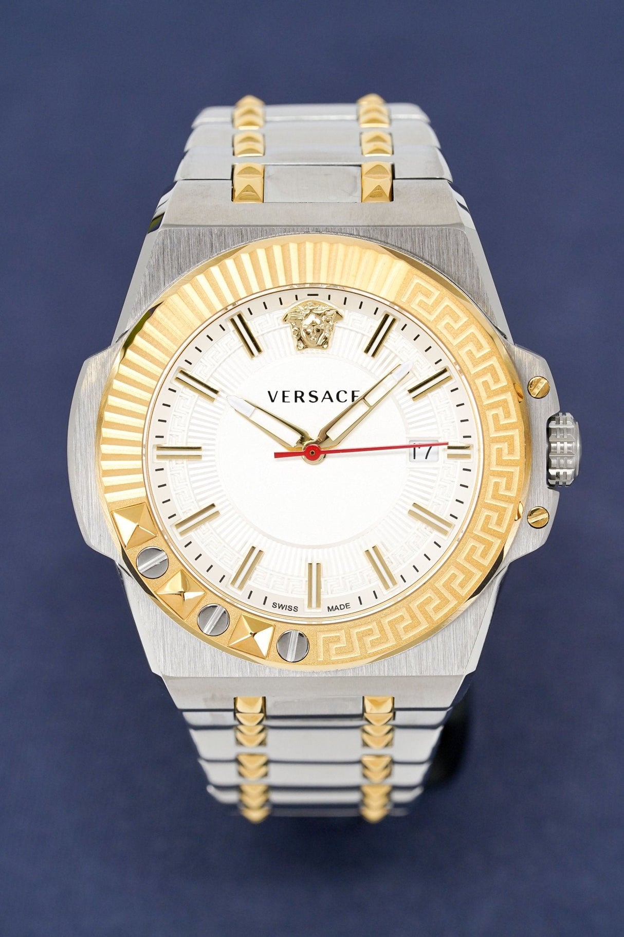 Versace Men's Chain Reaction Two-Tone Silver VEDY00519 - Watches & Crystals