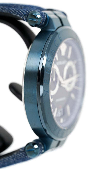 Versace Men's Chronograph Watch Aion Blue VBR070017 - Watches & Crystals
