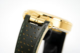 Versace Men's Chronograph Watch Aion Gold Green VBR020017 - Watches & Crystals