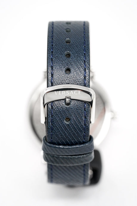 Versace Men's V-Circle Watch Blue VE5A00120 - Watches & Crystals