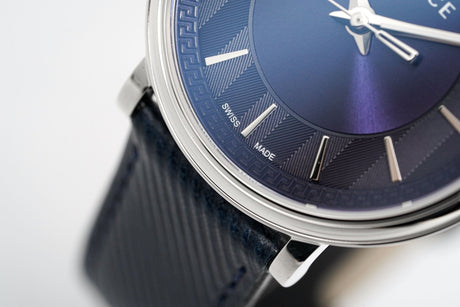 Versace Men's V-Circle Watch Blue VE5A00120 - Watches & Crystals