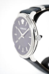 Versace Men's V-Circle Watch Blue VE5A00120 - Watches & Crystals