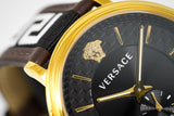 Versace Men's V-Circle Watch Brown VEBQ01619 - Watches & Crystals