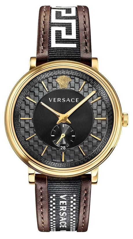 Versace Men's V-Circle Watch Brown VEBQ01619 - Watches & Crystals