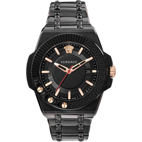 Versace Men's Watch Chain Reaction Black VEDY00719 - Watches & Crystals