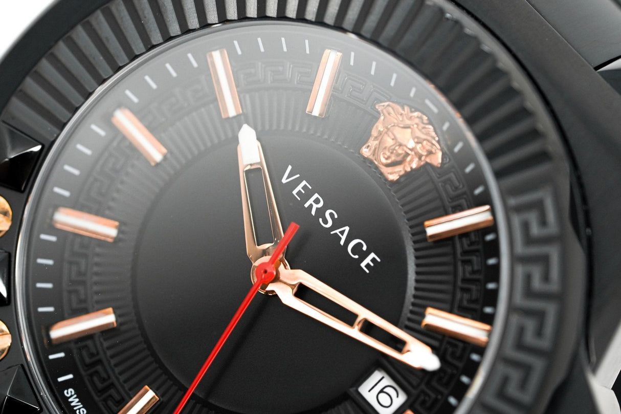 Versace Men's Watch Chain Reaction Black VEDY00719 - Watches & Crystals