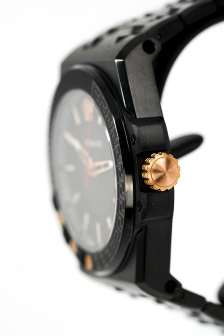 Versace Men's Watch Chain Reaction Black VEDY00719 - Watches & Crystals