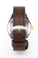 Versace Men's Watch Hellenyium GMT Blue Leather V11080017 - Watches & Crystals