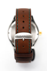 Versace Men's Watch Hellenyium GMT Green Leather V11090017 - Watches & Crystals