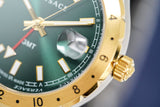 Versace Men's Watch Hellenyium GMT Two-Tone Green V11050015 - Watches & Crystals