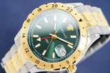 Versace Men's Watch Hellenyium GMT Two-Tone Green V11050015 - Watches & Crystals