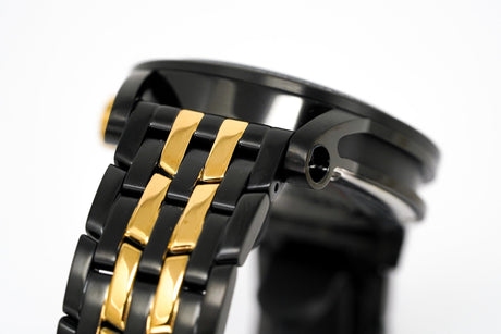 Versace Men's Watch Palazzo Empire Black PVD Two-Tone VERD01119 - Watches & Crystals