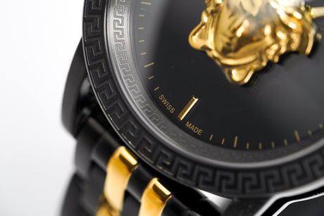Versace Men's Watch Palazzo Empire Black PVD Two-Tone VERD01119 - Watches & Crystals