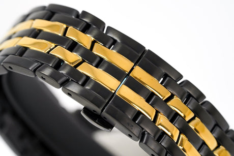 Versace Men's Watch Palazzo Empire Black PVD Two-Tone VERD01119 - Watches & Crystals