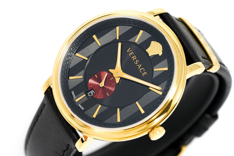 Versace Men's Watch V-Circle Manifesto Black VEBQ00519 - Watches & Crystals