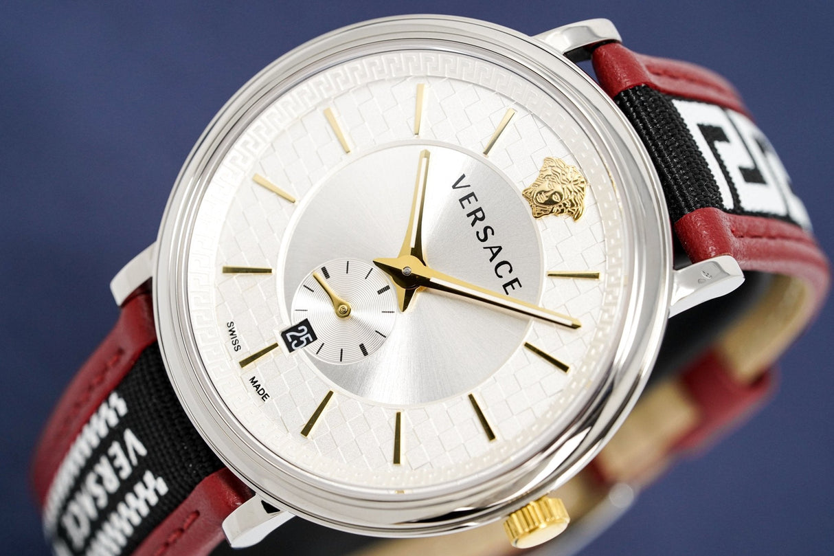 Versace Men's Watch V-Circle Red VEBQ01319 - Watches & Crystals