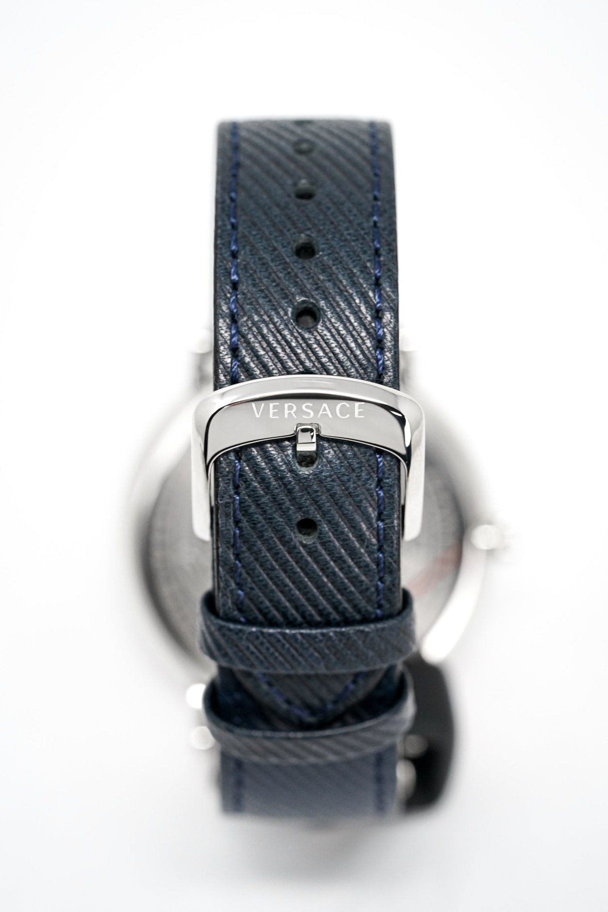 Versace Men's Watch V-Circle Small Seconds Blue VEBQ01018 - Watches & Crystals