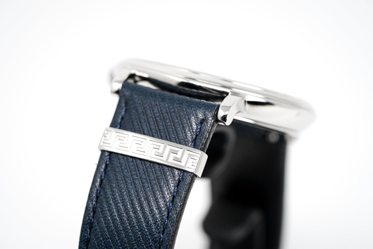 Versace Men's Watch V-Circle Small Seconds Blue VEBQ01018 - Watches & Crystals