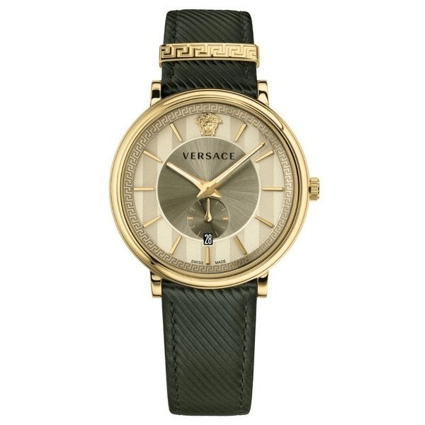 Versace Men's Watch V-Circle Small Seconds Green VBQ030017 - Watches & Crystals