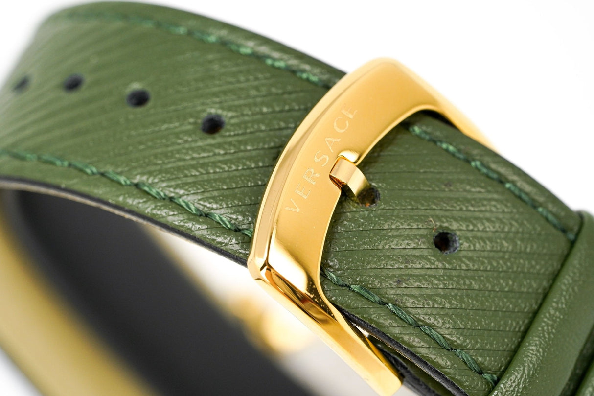 Versace Men's Watch V-Circle Small Seconds Green VBQ030017 - Watches & Crystals