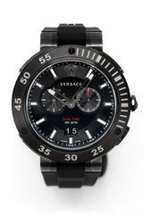 Versace Men's Watch V-Extreme Pro Dual Time Black VCN020017 - Watches & Crystals