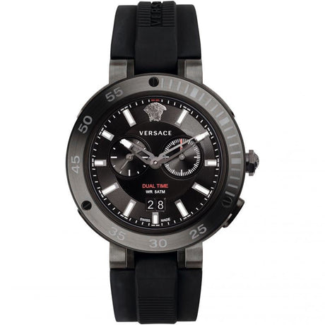 Versace Men's Watch V-Extreme Pro Dual Time Black VCN020017 - Watches & Crystals