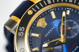 Versace Men's Watch V-Extreme Pro Dual Time Blue VCN010017 - Watches & Crystals