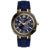 Versace Men's Watch V-Extreme Pro Dual Time Blue VCN010017 - Watches & Crystals