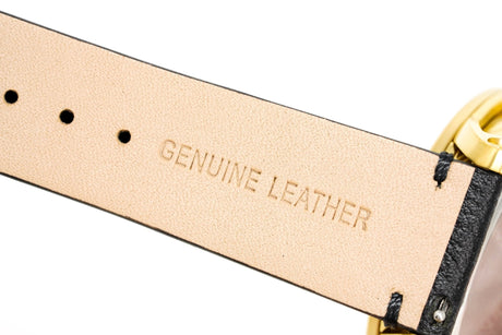 Versace Men's Watch Viamond Gold Black Leather VEPO00320 - Watches & Crystals