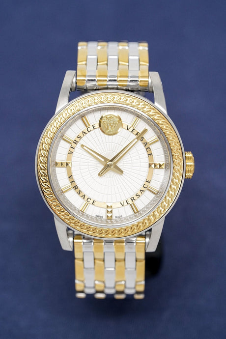 Versace Men's Watch Viamond Two-Tone VEPO00620 - Watches & Crystals