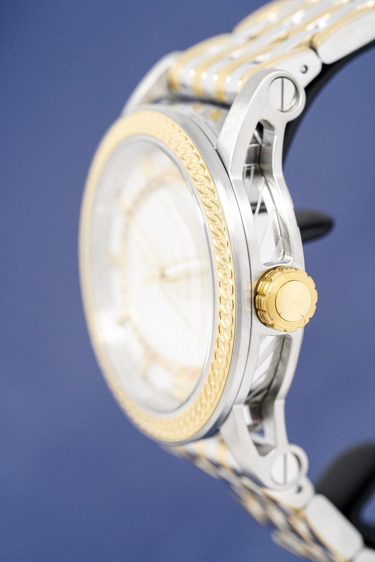 Versace Men's Watch Viamond Two-Tone VEPO00620 - Watches & Crystals