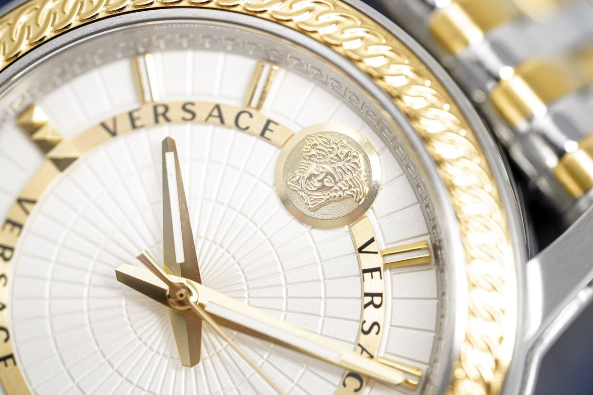 Versace Men's Watch Viamond Two-Tone VEPO00620 - Watches & Crystals