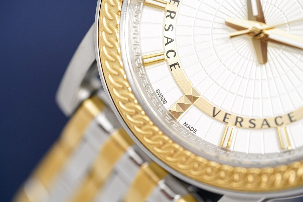 Versace Men's Watch Viamond Two-Tone VEPO00620 - Watches & Crystals