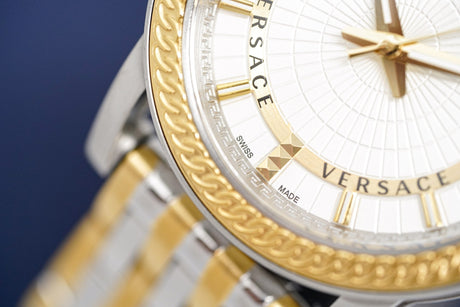 Versace Men's Watch Viamond Two-Tone VEPO00620 - Watches & Crystals