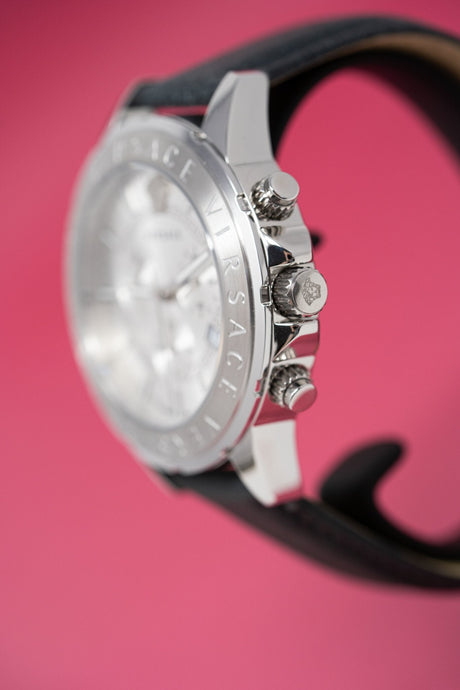 Versace Signature Chronograph Silver - Watches & Crystals