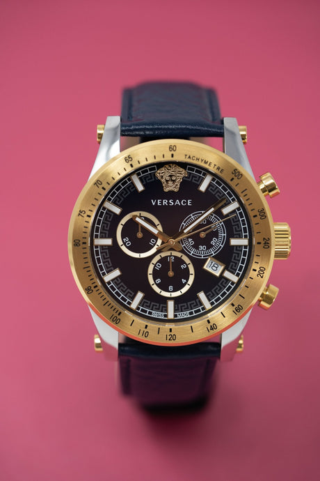 Versace Sporty Chronograph Blue - Watches & Crystals
