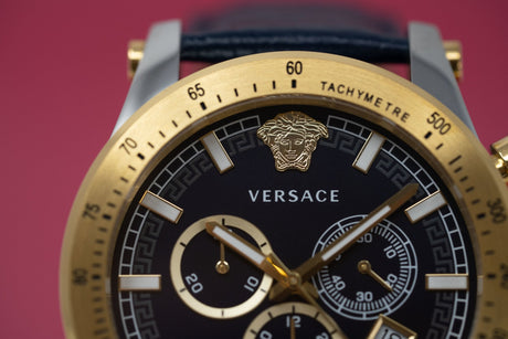 Versace Sporty Chronograph Blue - Watches & Crystals