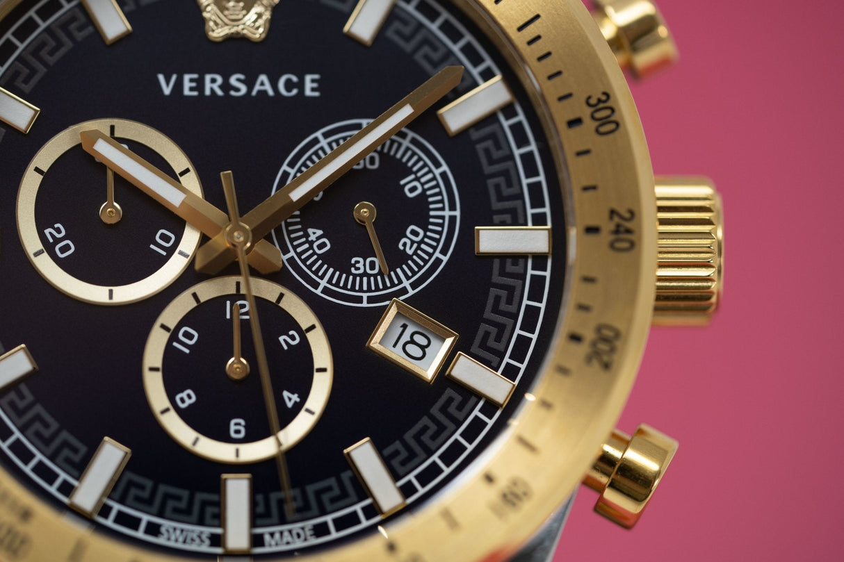 Versace Sporty Chronograph Blue - Watches & Crystals