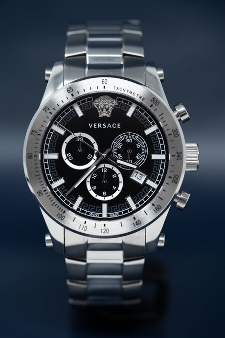 Versace Sporty Chronograph Steel - Watches & Crystals