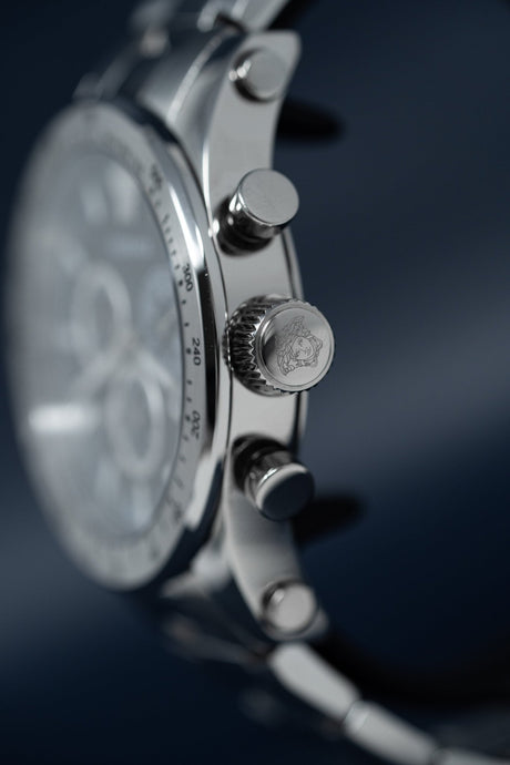 Versace Sporty Chronograph Steel - Watches & Crystals