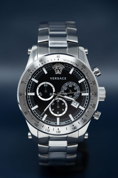 Versace Sporty Chronograph Steel - Watches & Crystals