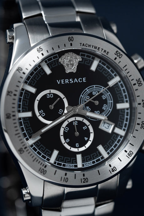 Versace Sporty Chronograph Steel - Watches & Crystals