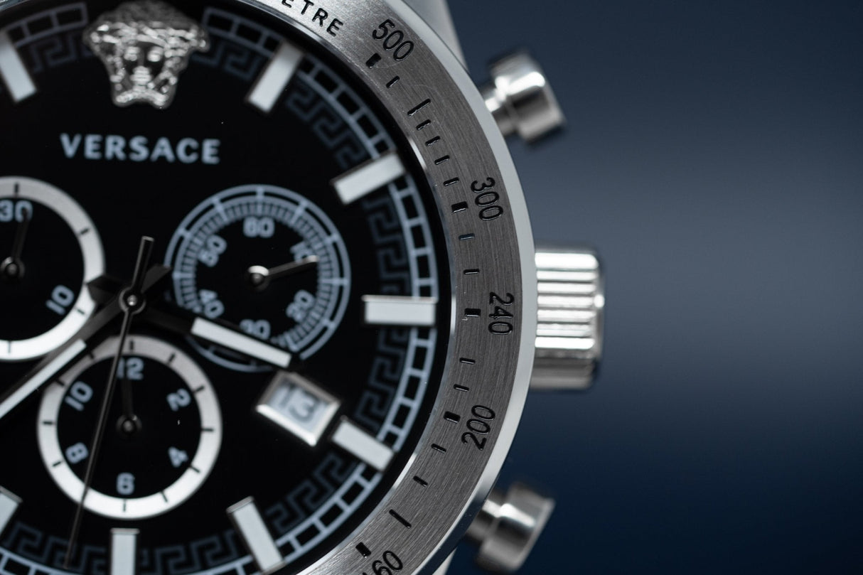 Versace Sporty Chronograph Steel - Watches & Crystals