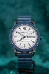 Versace Theros Day Date Blue PVD - Watches & Crystals